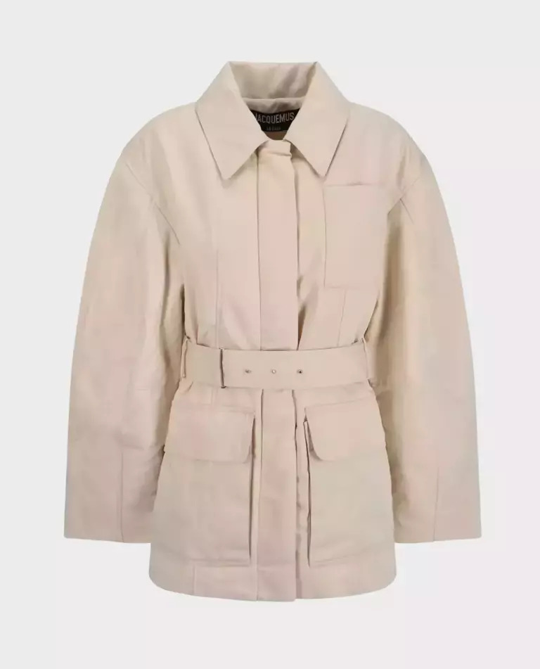 JACQUEMUS Бежевый пиджак Le Blouson Bari