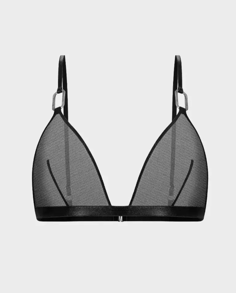 Бюстгальтер из сетки ZHILYOVA LINGERIE Black Ember