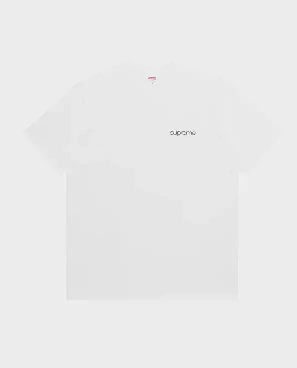 SUPREME White NYC Tee Белый 