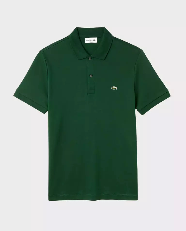 LACOSTE Зелена сорочка-поло Regular fit