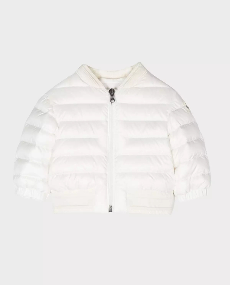 MONCLER KIDS Білий пуховик Ter 0-3 роки