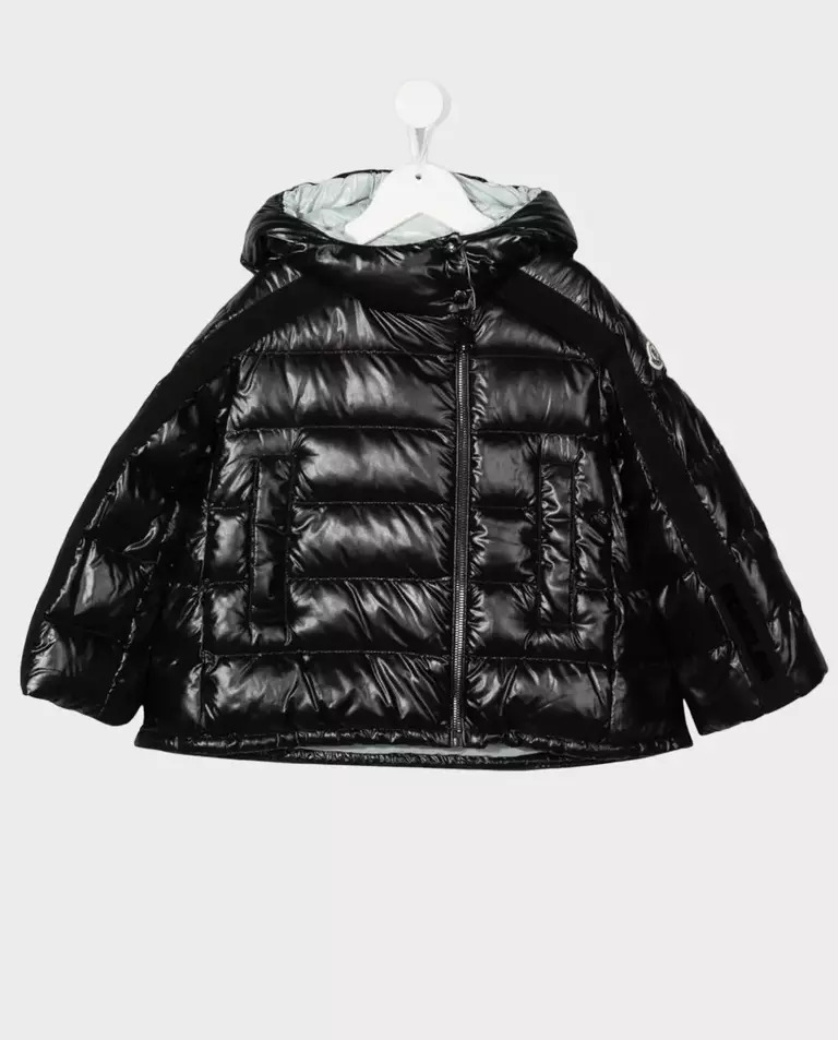 MONCLER KIDS Чорний пуховик Galsin 6-14 років