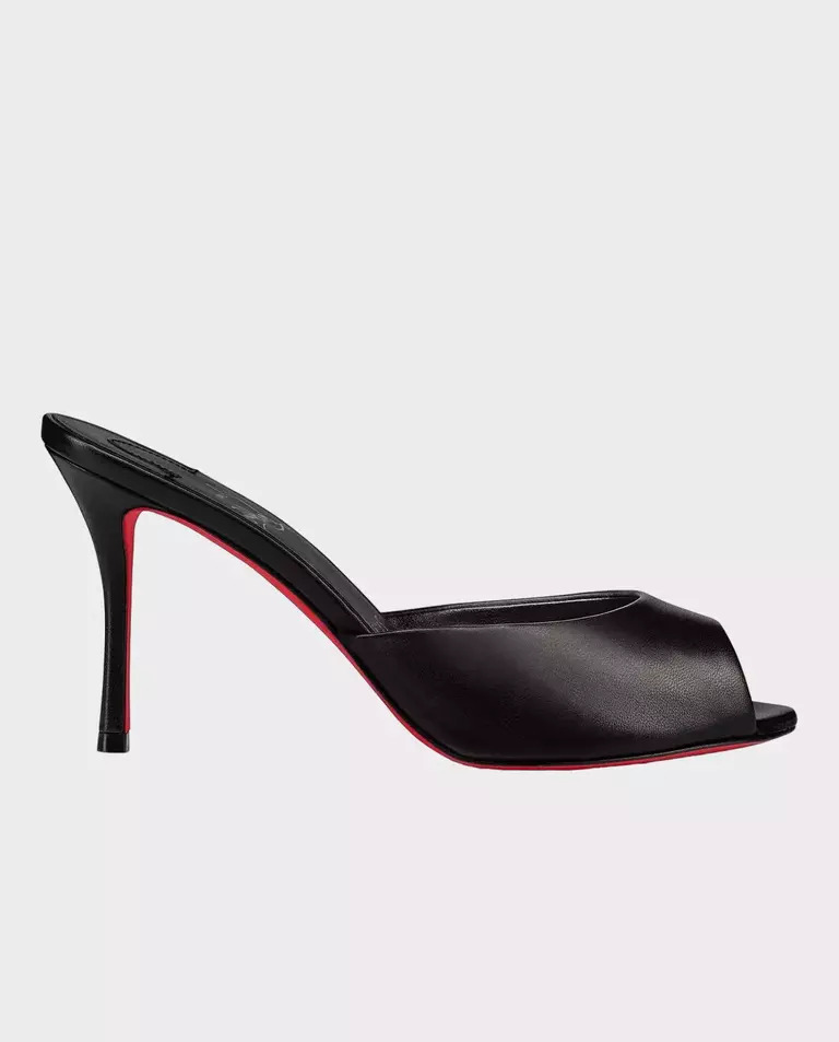 Шльопанці на шпильці CHRISTIAN LOUBOUTIN Black Me Dolly