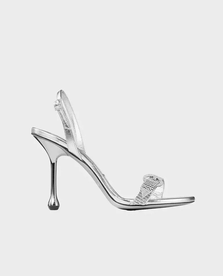 Сандалі на шпильці JIMMY CHOO Silver Tabatha