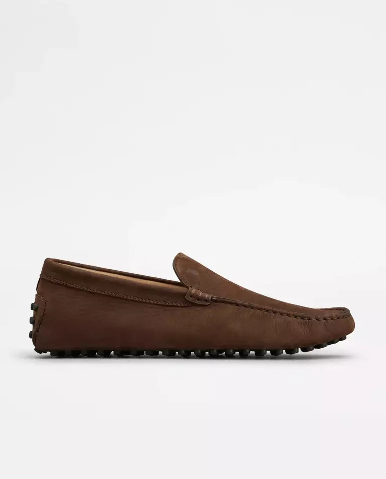 Коричневі мокасини TOD'S Gommino Driving moccasins