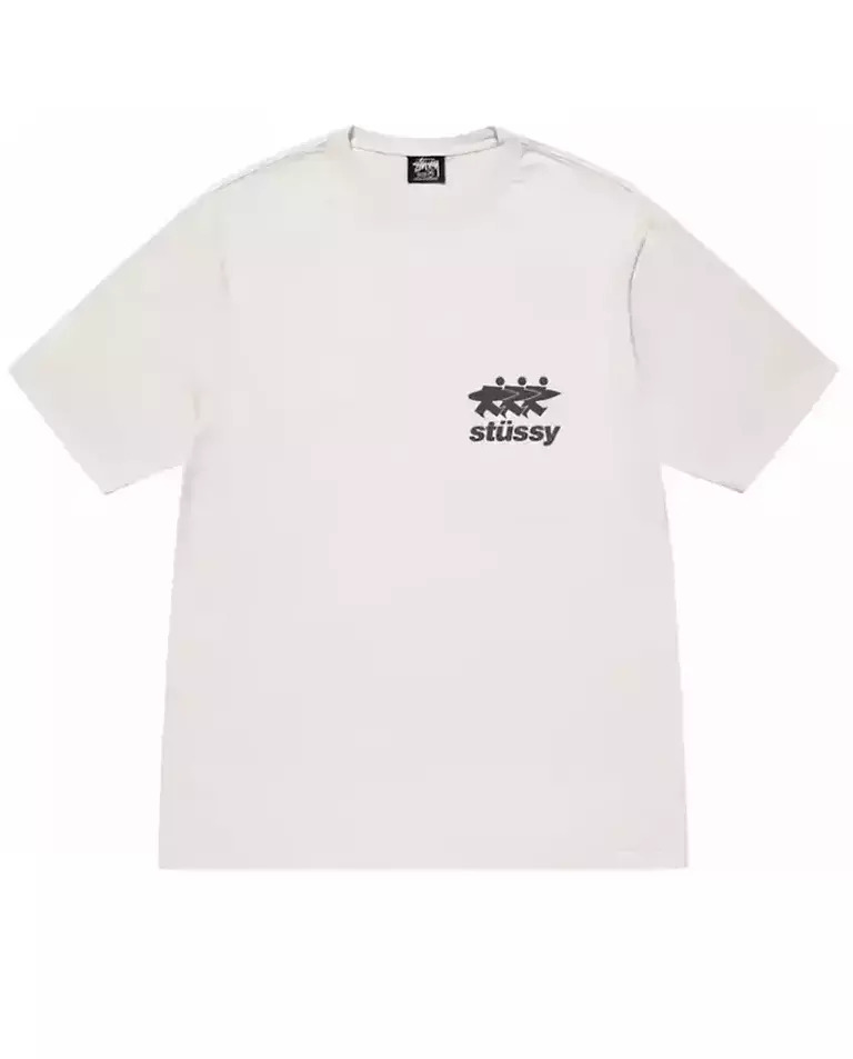 STUSSY Surfwalk Pigment Dyed Tee Natural 