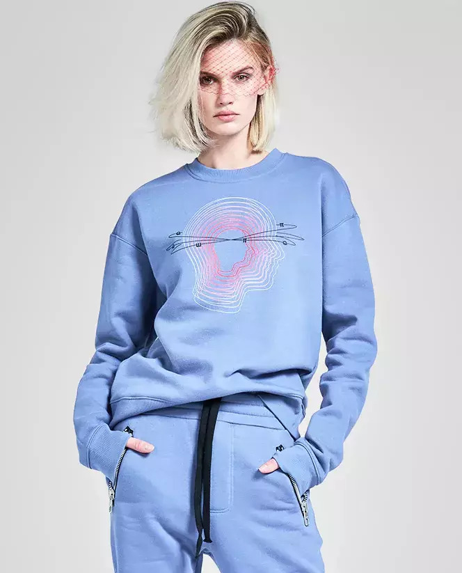 Толстовка ROBERT KUPISZ Blue Revolution Signature Sweatshirt 