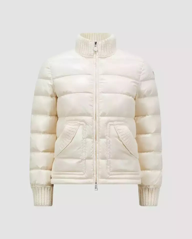 MONCLER Кремова пухова куртка MONCLER