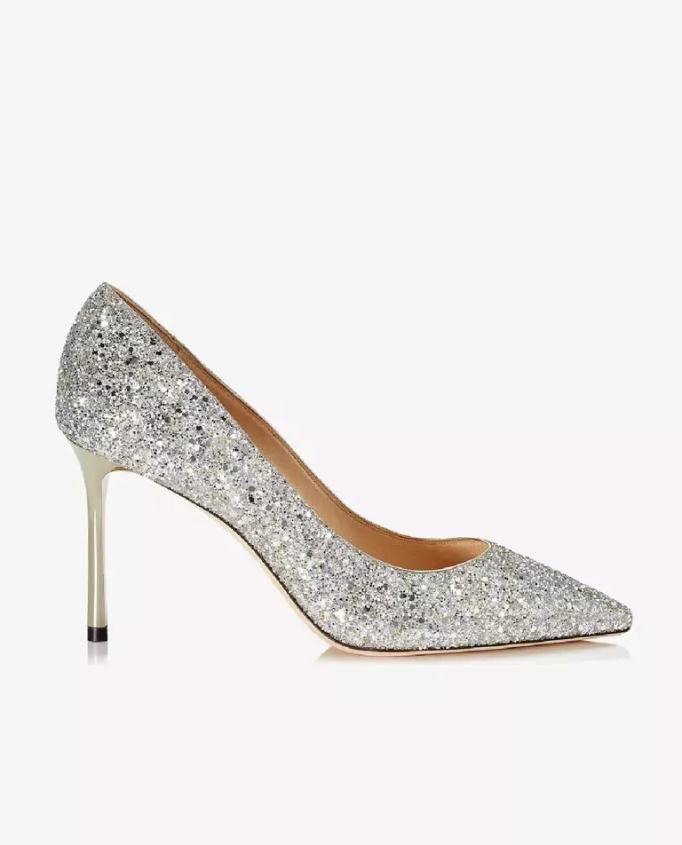 JIMMY CHOO Glitter Romy 85 на шпильках