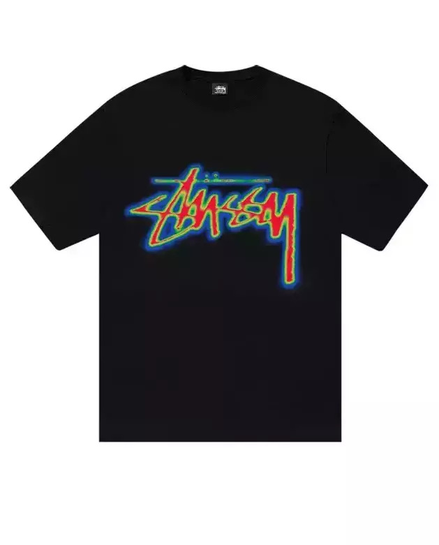 STUSSY Футболка Stussy Thermal Stock Tee Черный 