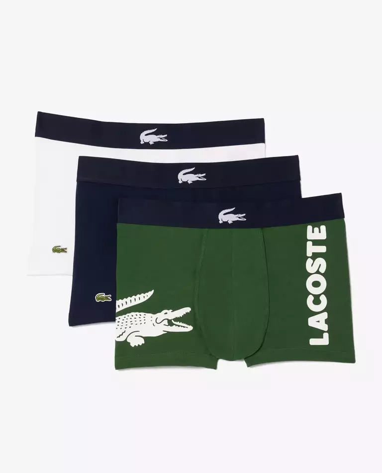 Чоловічі боксерські шорти з логотипом LACOSTE 3 шт.