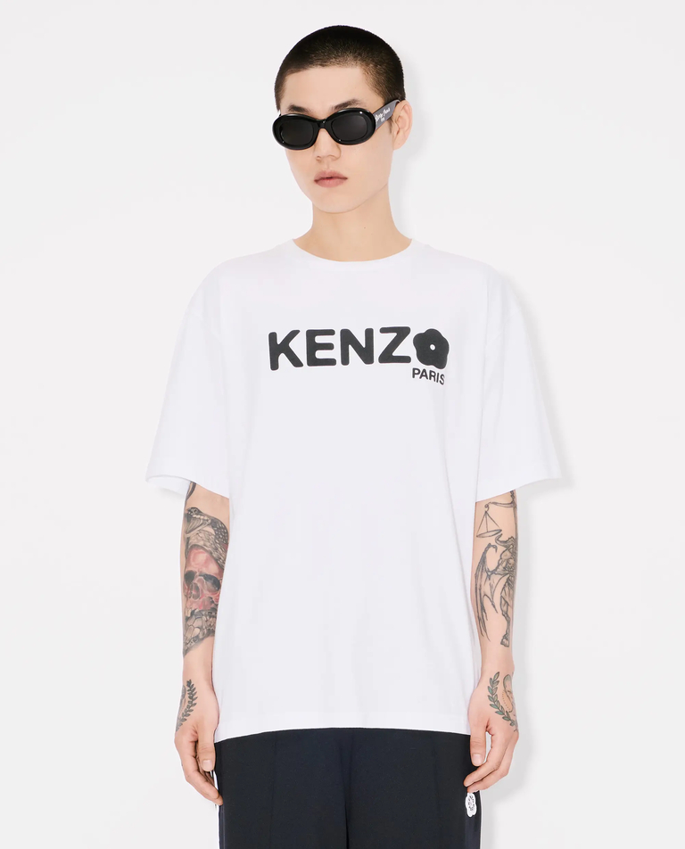 KENZO Біла футболка з принтом