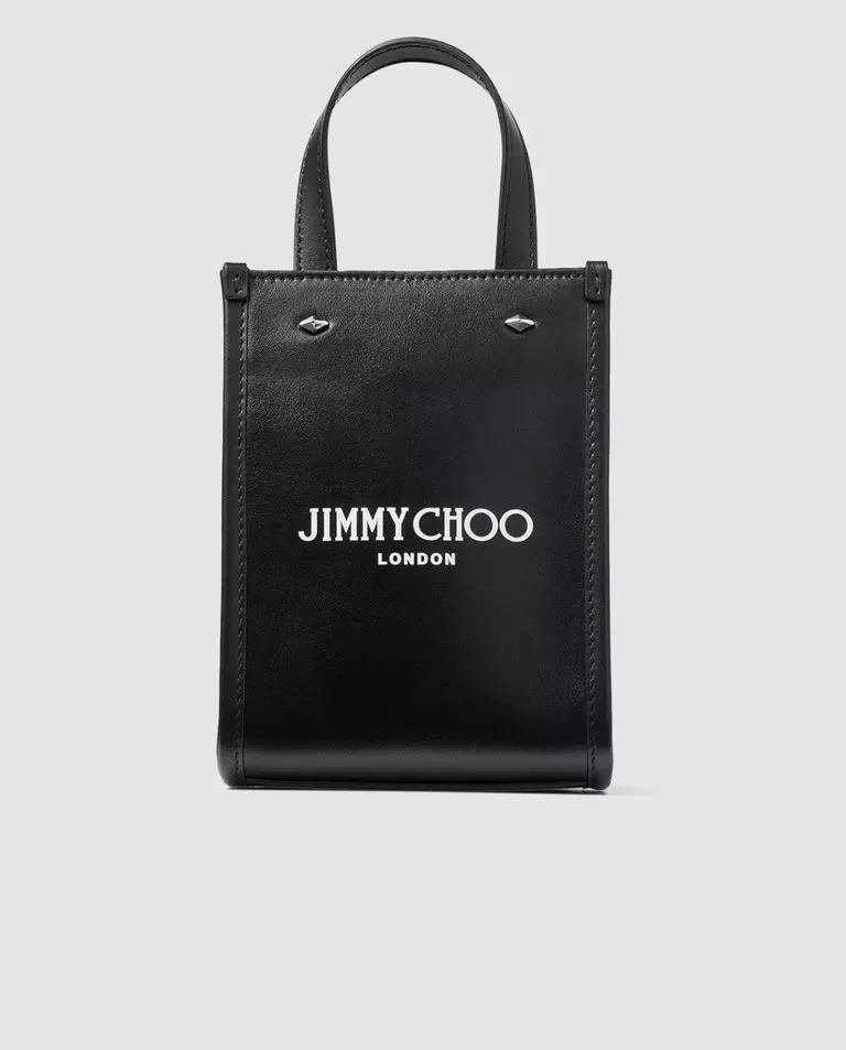 JIMMY CHOO Чорна сумка з логотипом