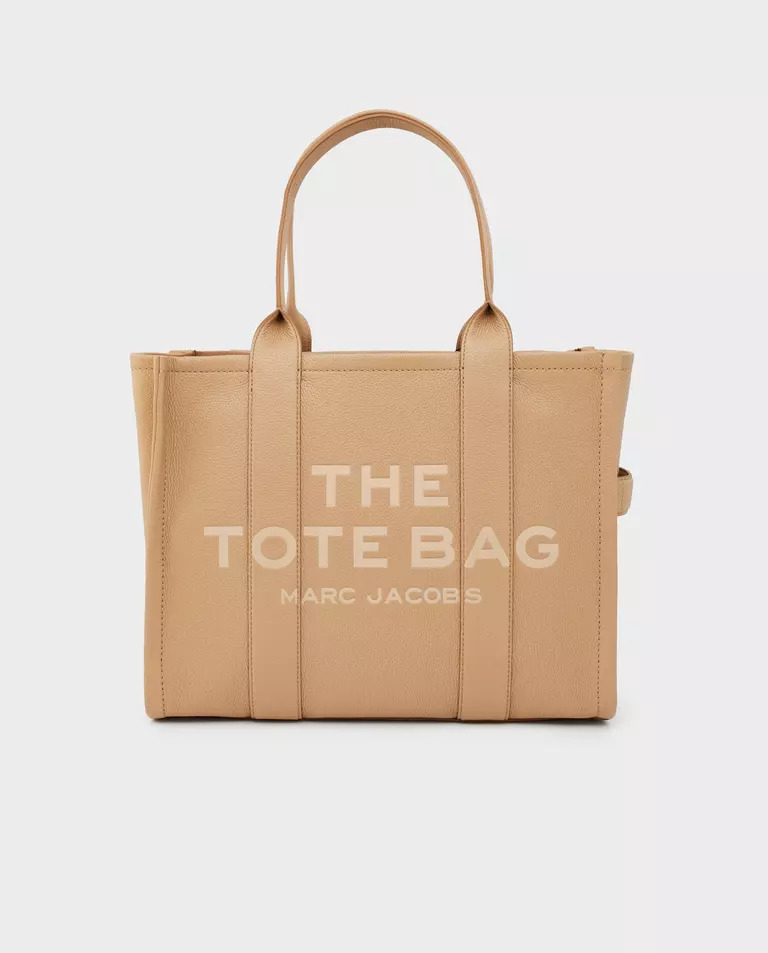 MARC JACOBS Бежева шкіряна сумка The Tote Bag