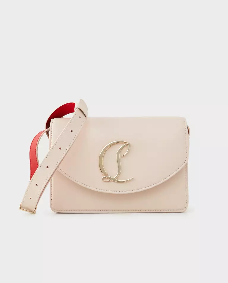 CHRISTIAN LOUBOUTIN Бежева сумочка Loubi54