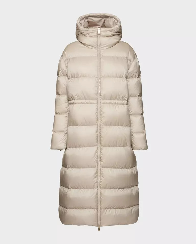 MONCLER Бежеве двостороннє пальто