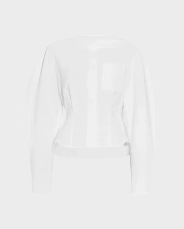 JACQUEMUS Біла сорочка La Chemise Barco