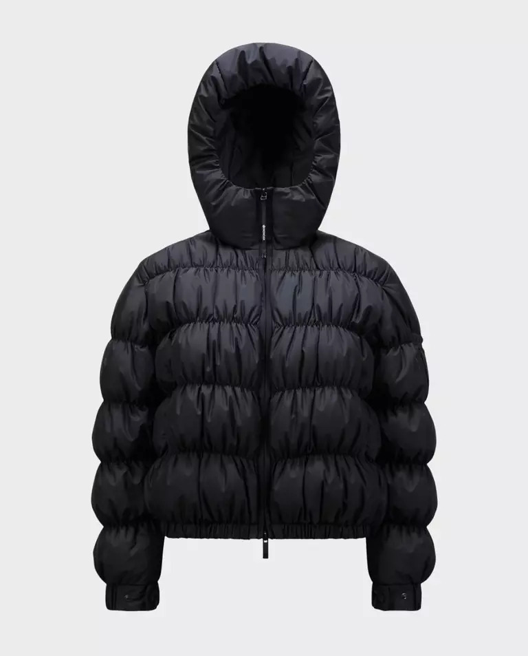 MONCLER Чорний піджак зі складками