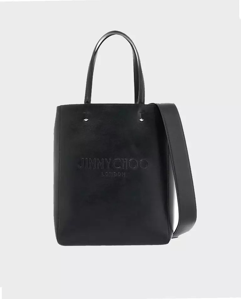 JIMMY CHOO Чорна сумка Lenny середнього розміру