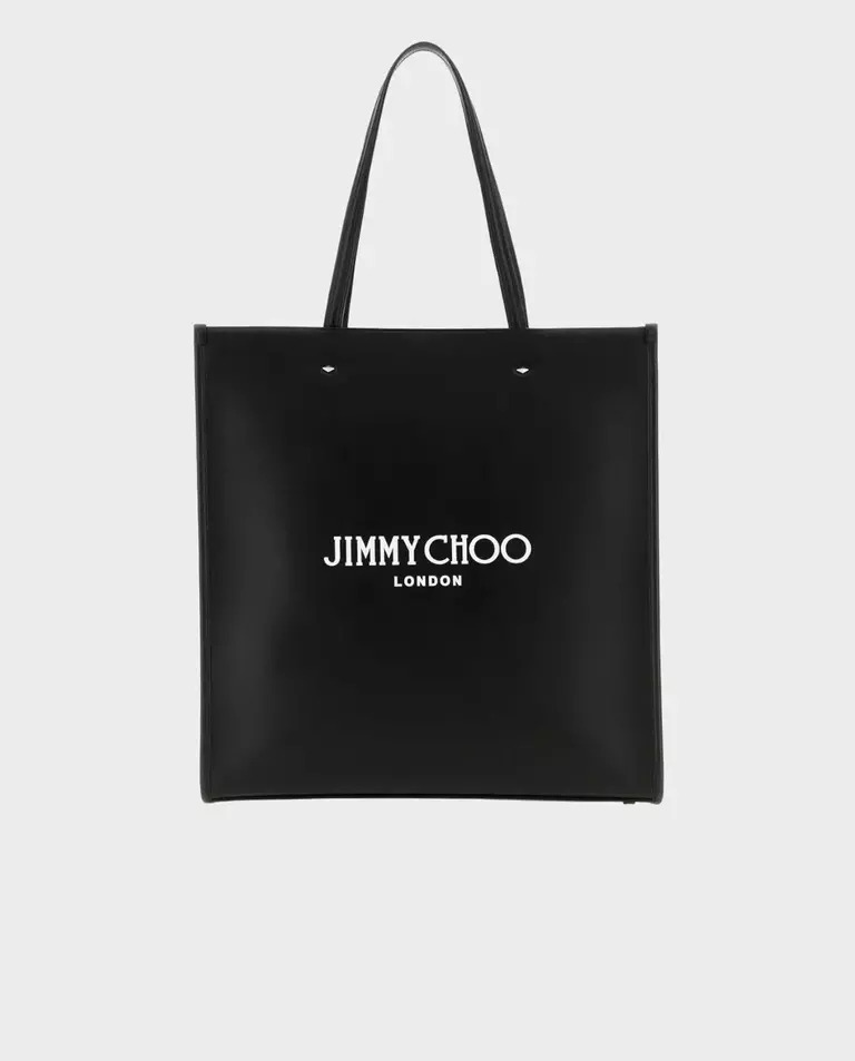 JIMMY CHOO Чорна сумка Велика з логотипом