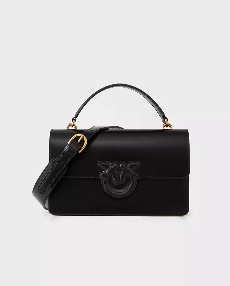 PINKO Black Love One Classic Light Handbag