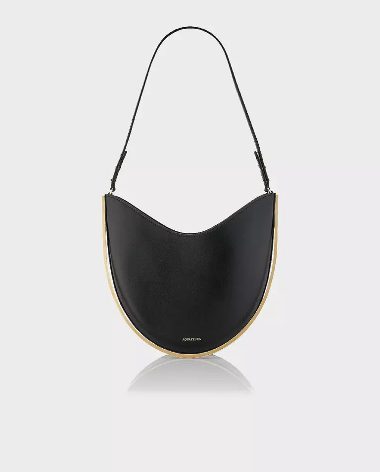 AQUAZZURA Black Purist Hobo bag розмір ONE SIZE