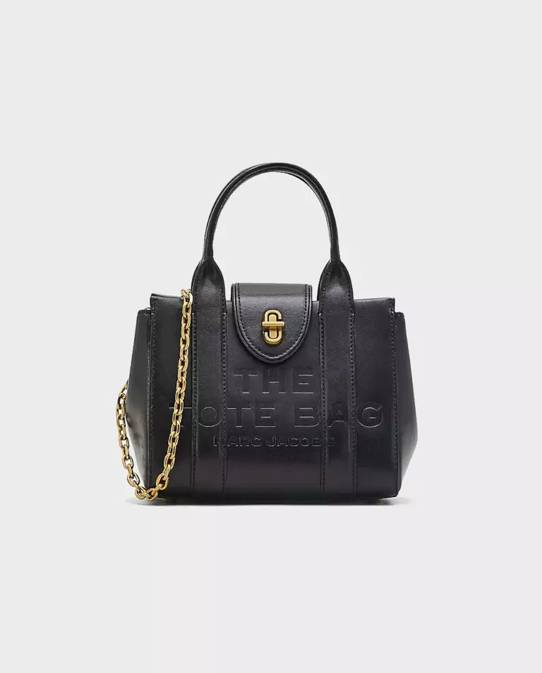 MARC JACOBS Чорна сумочка Turnlock Crossbody Tote