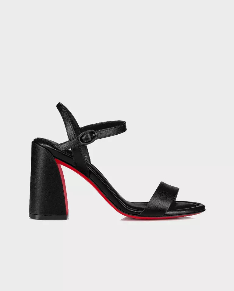 CHRISTIAN LOUBOUTIN Черные босоножки на каблуке Miss Jane