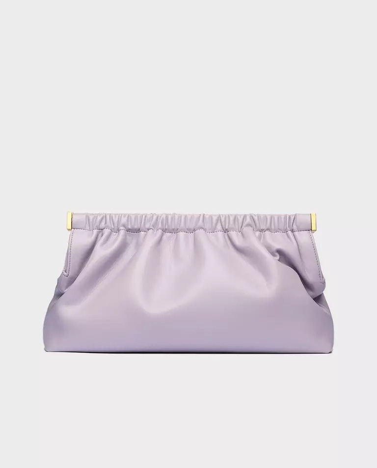 NANUSHKA Фиолетовый клатч The Bar Clutch 