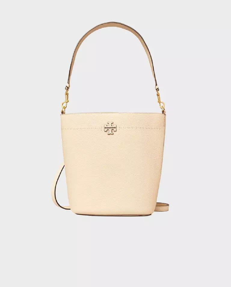 Сумка-відро TORY BURCH Cream McGraw Bucket Handbag