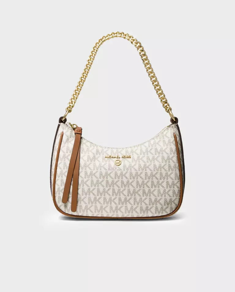 MICHAEL KORS Cream Jet Set Шарм сумка через плече