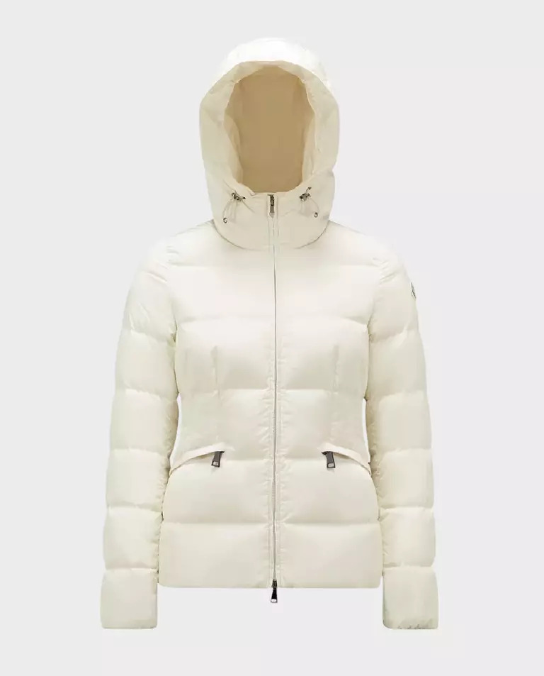 MONCLER Черная стеганая парка 