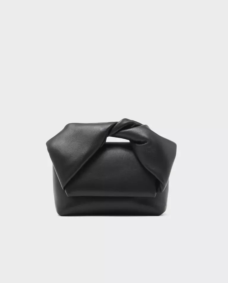 Маленька сумочка JW ANDERSON Leather Black Twister