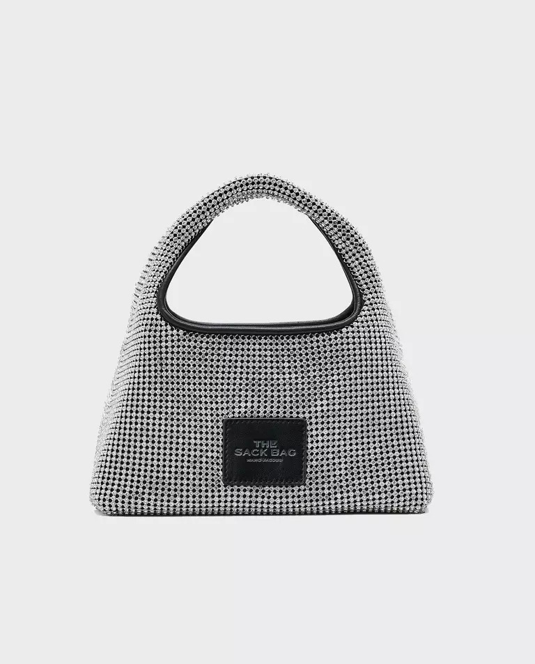 Міні-сумочка MARC JACOBS Silver The Sack