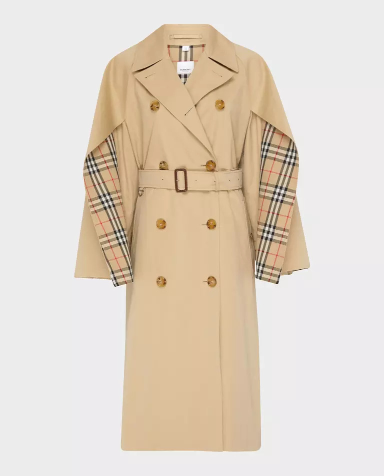 BURBERRY Бавовняний бежевий тренч Cotness