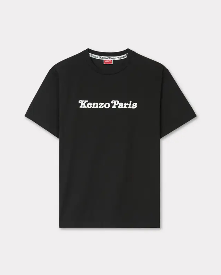 KENZO Чорна футболка 'KENZO VERDY MARKET'