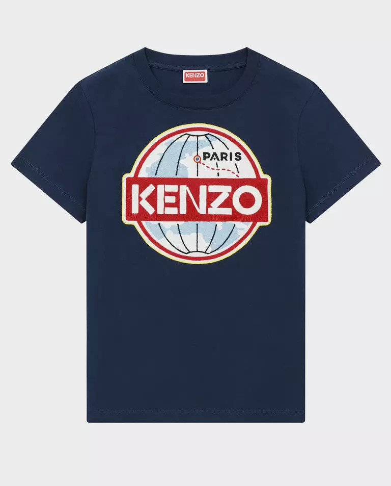 Футболка KENZO темно-синя 