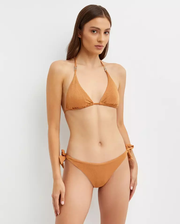 MAX MARA BEACHWEAR Помаранчевий бікіні-топ Alea