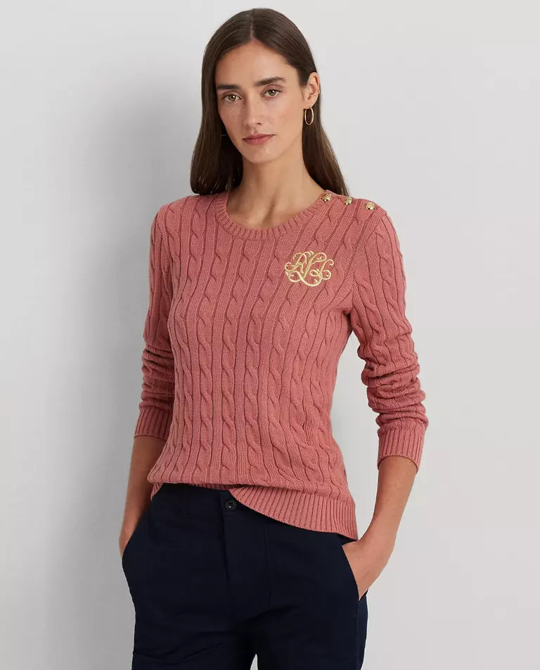 LAUREN BY RALPH LAUREN Рожевий картатий джемпер