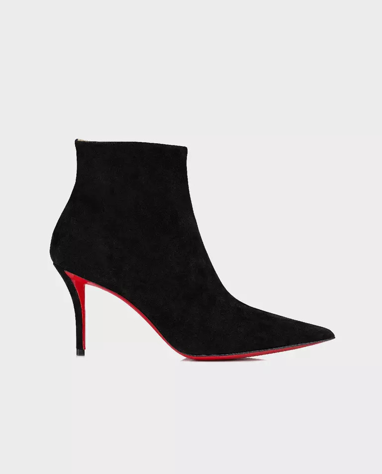 CHRISTIAN LOUBOUTIN Черные ботильоны на шпильке So Apostropha 