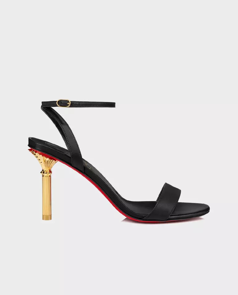 CHRISTIAN LOUBOUTIN Черные босоножки на шпильке Mascasandal