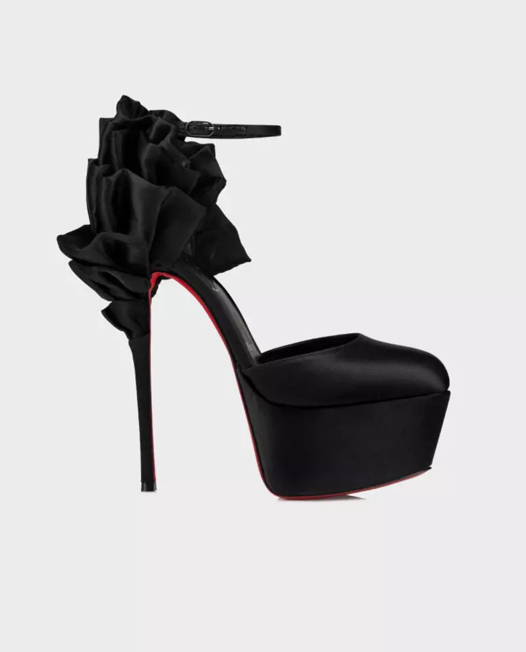 Черные шпильки Maria Frou Alta из лимитированной коллекции Flamencaba от CHRISTIAN LOUBOUTIN