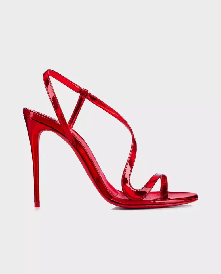 CHRISTIAN LOUBOUTIN Червоні босоніжки на шпильці Rosalie