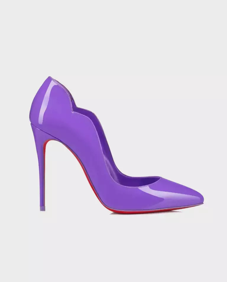 CHRISTIAN LOUBOUTIN Фиолетовые шпильки Hot Chick