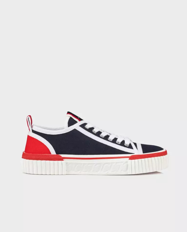 Тренери CHRISTIAN LOUBOUTIN Navy blue Pedro Junior