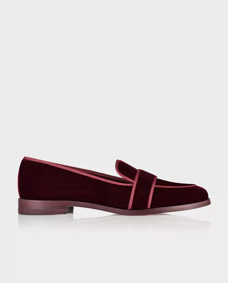 Мокасини AQUAZZURA Burgundy Martin