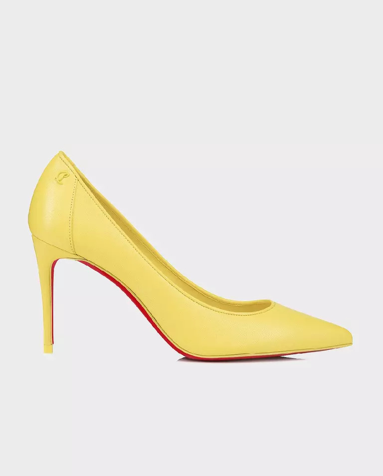 Желтые спортивные шпильки Kate от CHRISTIAN LOUBOUTIN