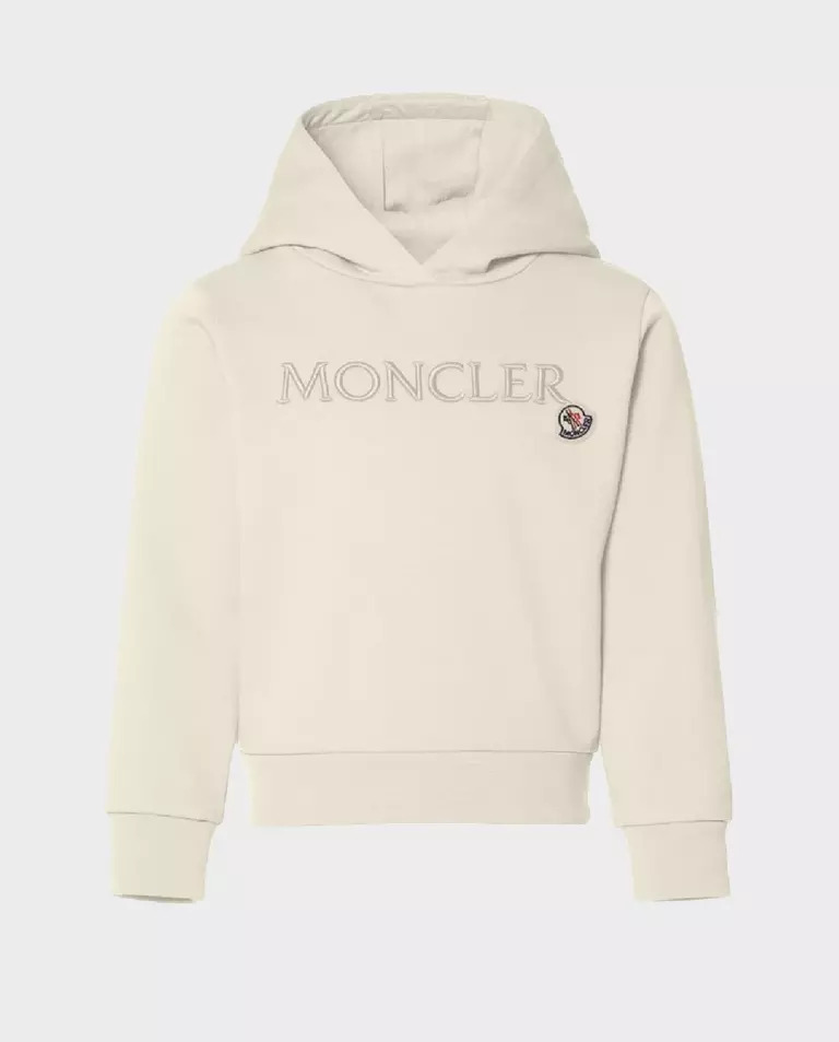 MONCLER KIDS Кремовая толстовка с графикой 