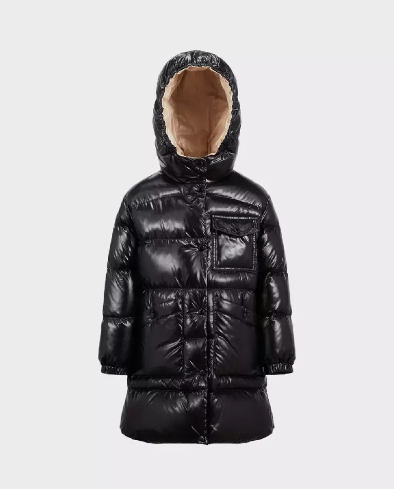 MONCLER KIDS Чорна пухова куртка Beck