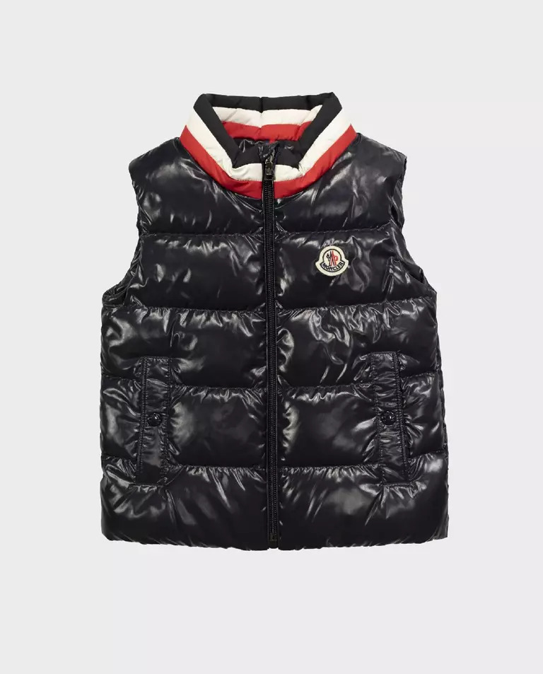 MONCLER KIDS Розовая пуховая куртка Auffrique 